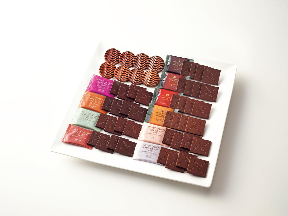 ROYCE Tasting Box Collection - Assortment of a Variety of Chocolates | Milk and Dark Chocolate Assortment Box | Luxury Chocolate Gift Set | Japanese