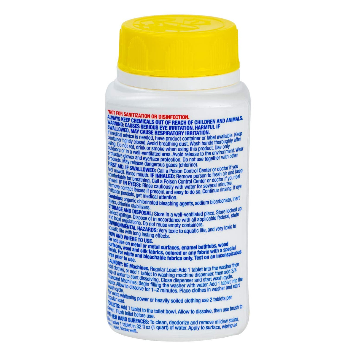 Evolve Concentrated Bleach Tablet 32 ct Fresh Lemon (1 pack)