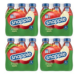 Snapple Apple All Natural Juice Drink Gluten Free 16 fl oz 100% Recycled Plastic Bottle 24 Pack