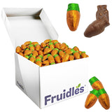 24 Pounds Easter Chocolate Carrots Bunny Rabbit Treats Milk Chocolate, Individually Wrapped in Orange Foils, Approx 900 Chocolate Carrots