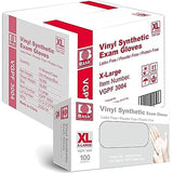 AroPaw Disposable Vinyl Gloves, Clear, Powder Free, Latex Free Disposable Gloves (Medium-1000) VGPF-3002
