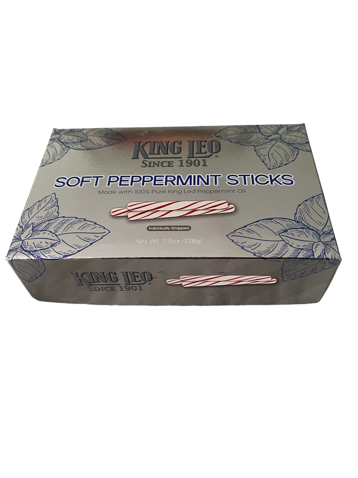 King Leo Soft Peppermint Sticks (11.5 oz Box)