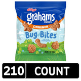 Kellogg's Bug Bites Grahams Crackers, Cinnamon, 1oz (210 Count)