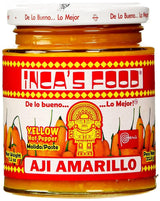 Inca's Food Aji Amarillo Yellow Hot Pepper Paste - 7.5 oz