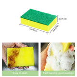 Sadocom 30 Pack Sponge Individually Wrapped, Non Scratch Scrouing Sponges for Household Cleaning, Dishes, Kitchen, Apartment, Car, Bike