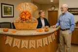 Thanksgiving Gift Basket Hand Crafted with Chocolates, Cookies, Snacks & Candy. Perfect for Hostess, Family, Employee or Client Gift (Platinum Plus)