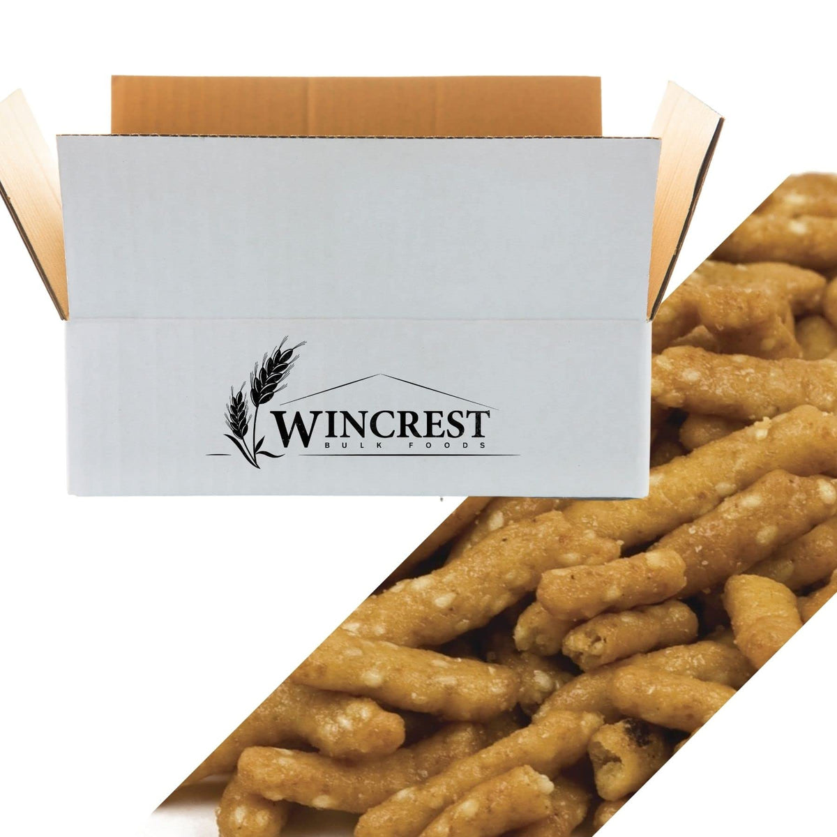 WinCrest Bulk Honey Roasted Sesame Sticks - 5 Lb Case