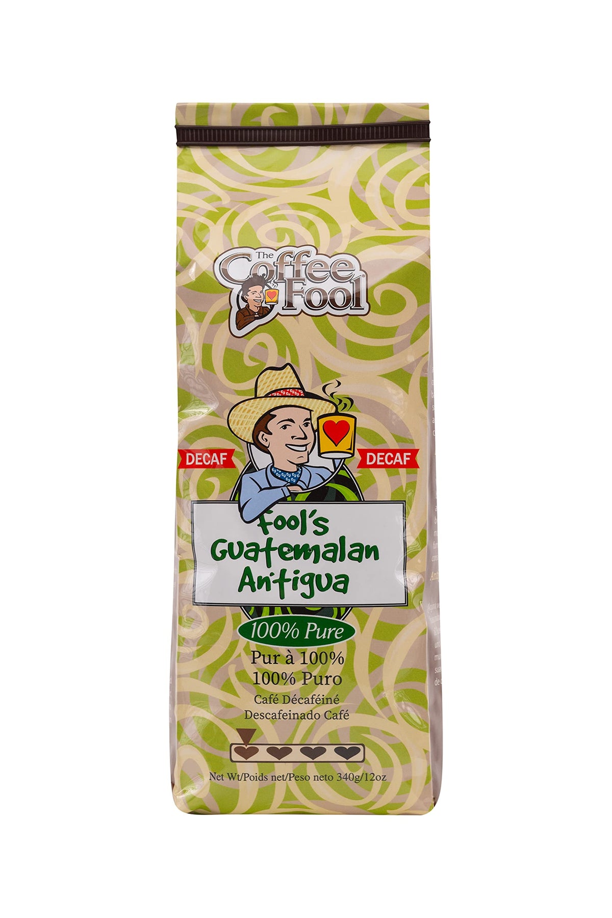 Coffee Fool's Decaf Guatemalan Antigua (Strong Drip Grind)