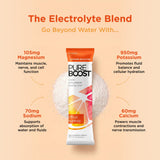 Pureboost Sugar-Free Clean Energy Booster Drink Mix, Citrus Sunrise 30ct