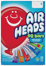 Airheads Bars, Chewy Fruit Candy, Variety Pack, 90 Count (Packaging May Vary) - 5 Pack
