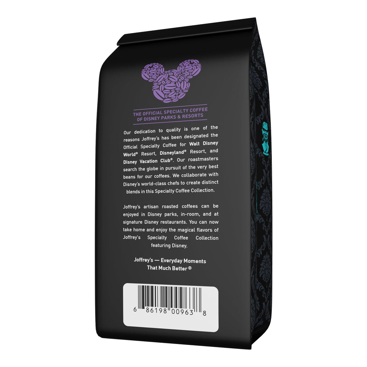 Joffrey’s Coffee - Disney Haunted Mansion Foolish Mocha Brew, Medium Roast Ground Coffee, Flavor Notes of Sweet Chocolate (Ground, 11oz)