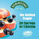 Robinsons Squash'D Apple & Blackcurrant No Added Sugar, 2.2 fl oz (66 ml)