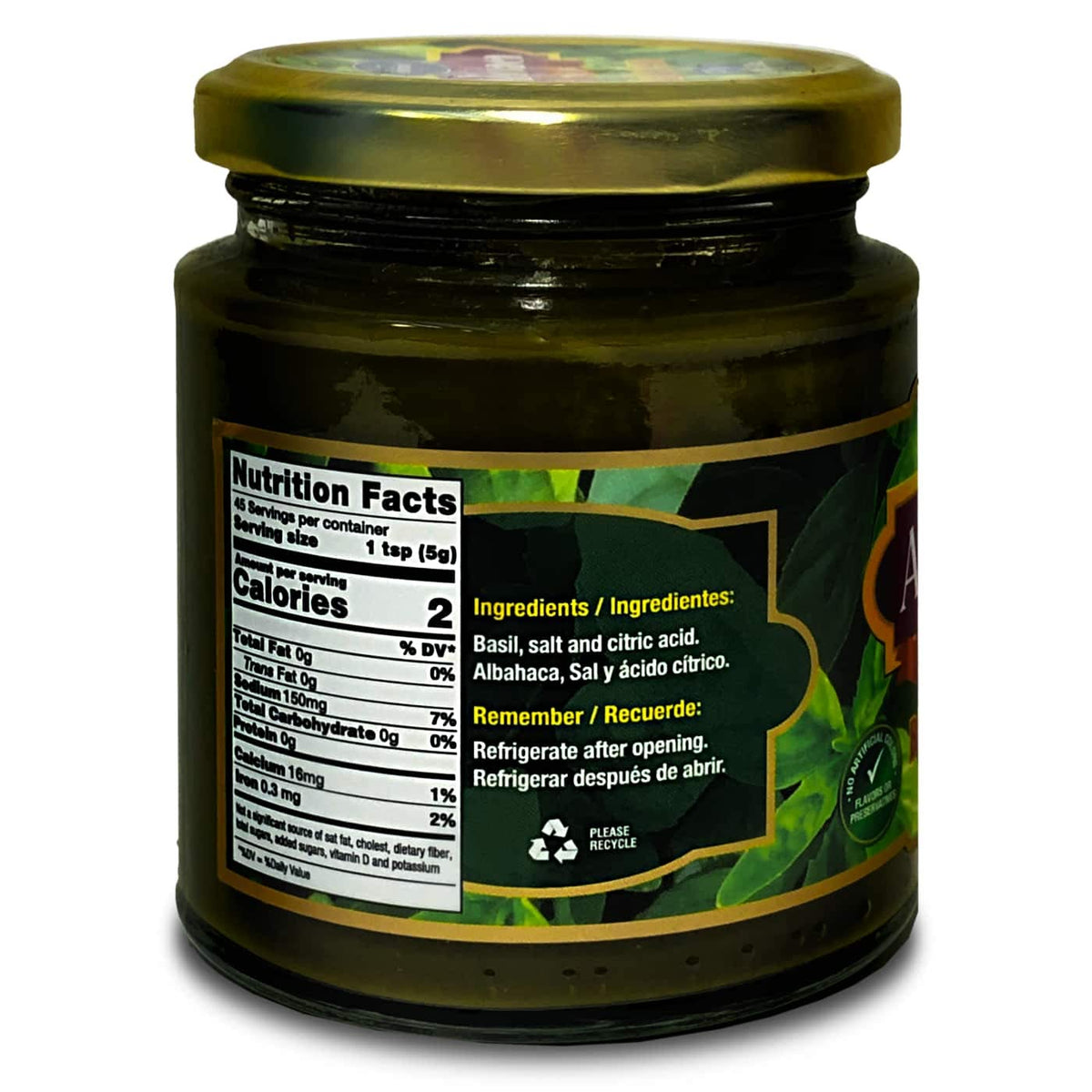 Belmont Albahaca en Pasta 8 oz - Basil Paste for Pesto - 3 pack