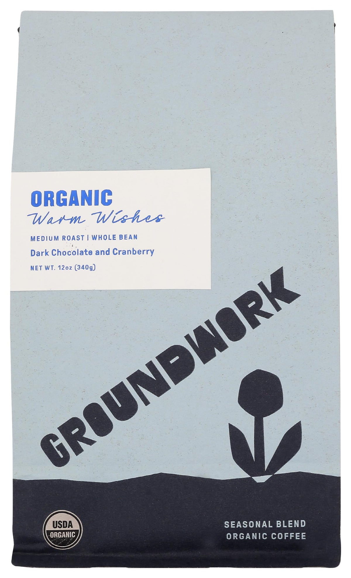 GROUNDWORK COFFEE CO Holiday Blend, 12 OZ