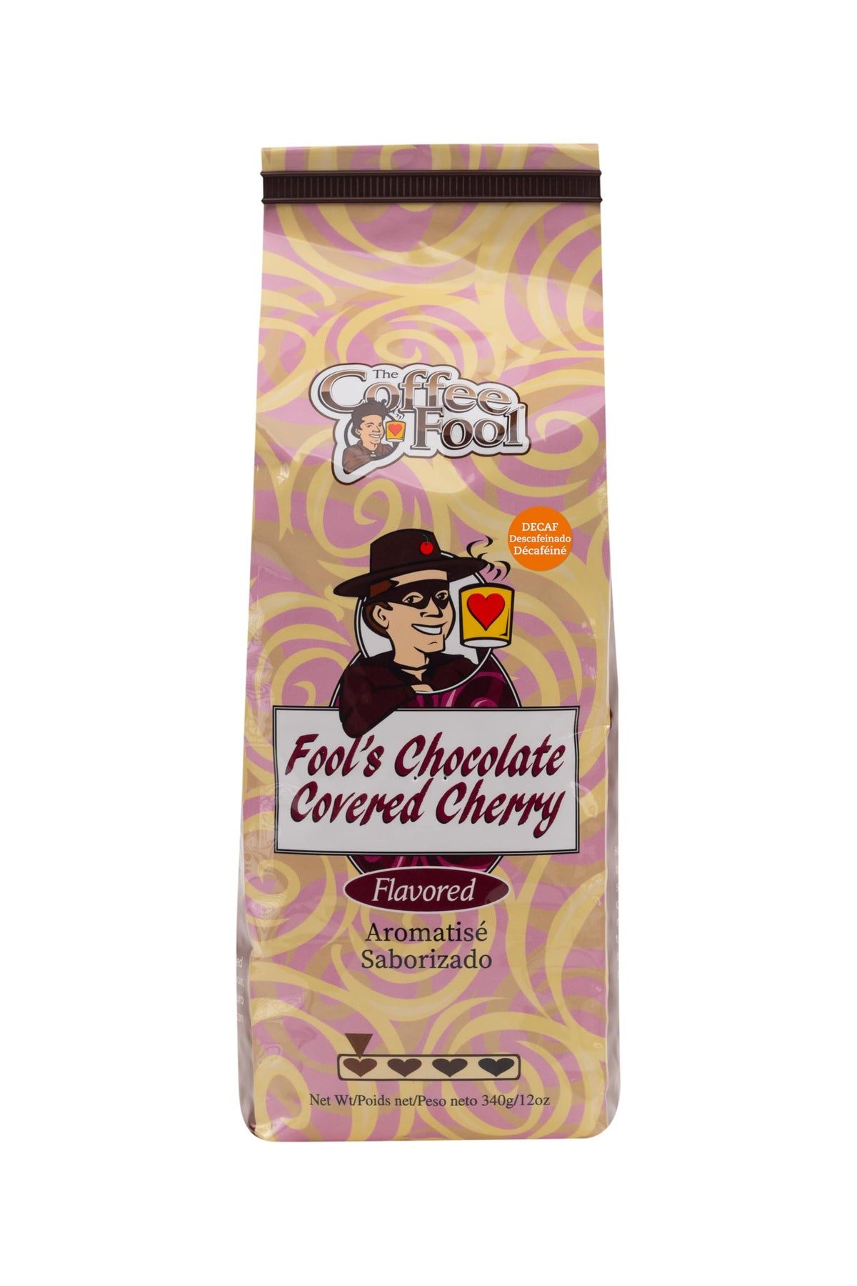 Coffee Fool's Decaf Chocolate Covered Cherry (Whole Bean)