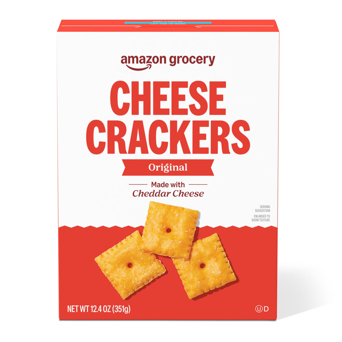 Amazon Grocery, Original Cheese Crackers, 12.4 Oz