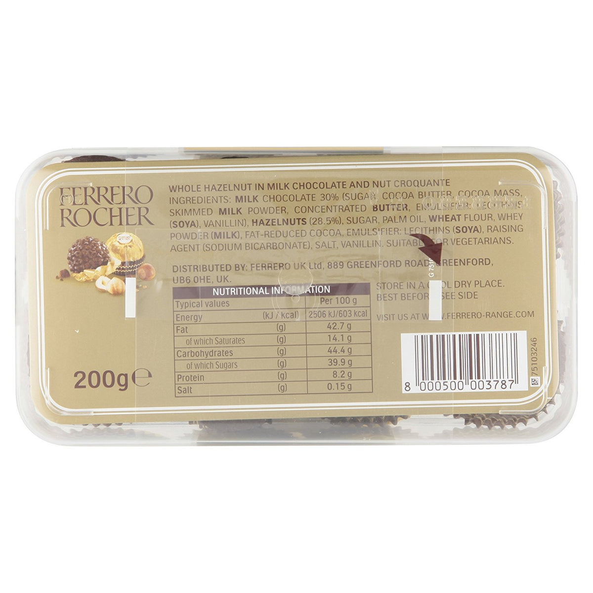 Caja de 16 chocolates Ferrero