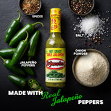 El Yucateco Jalapeño Hot Sauce, Authentic Mexican Green Jalapeño Pepper Sauce, Mild Heat, 5 fl oz, Pack of 2