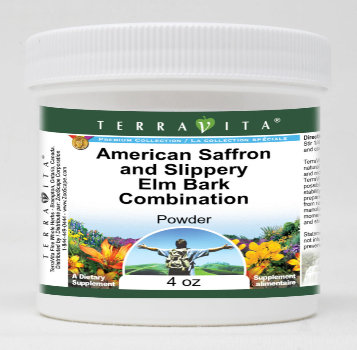 American Saffron and Slippery Elm Bark Combination Powder (4 oz, ZIN: 513639) - 3 Pack