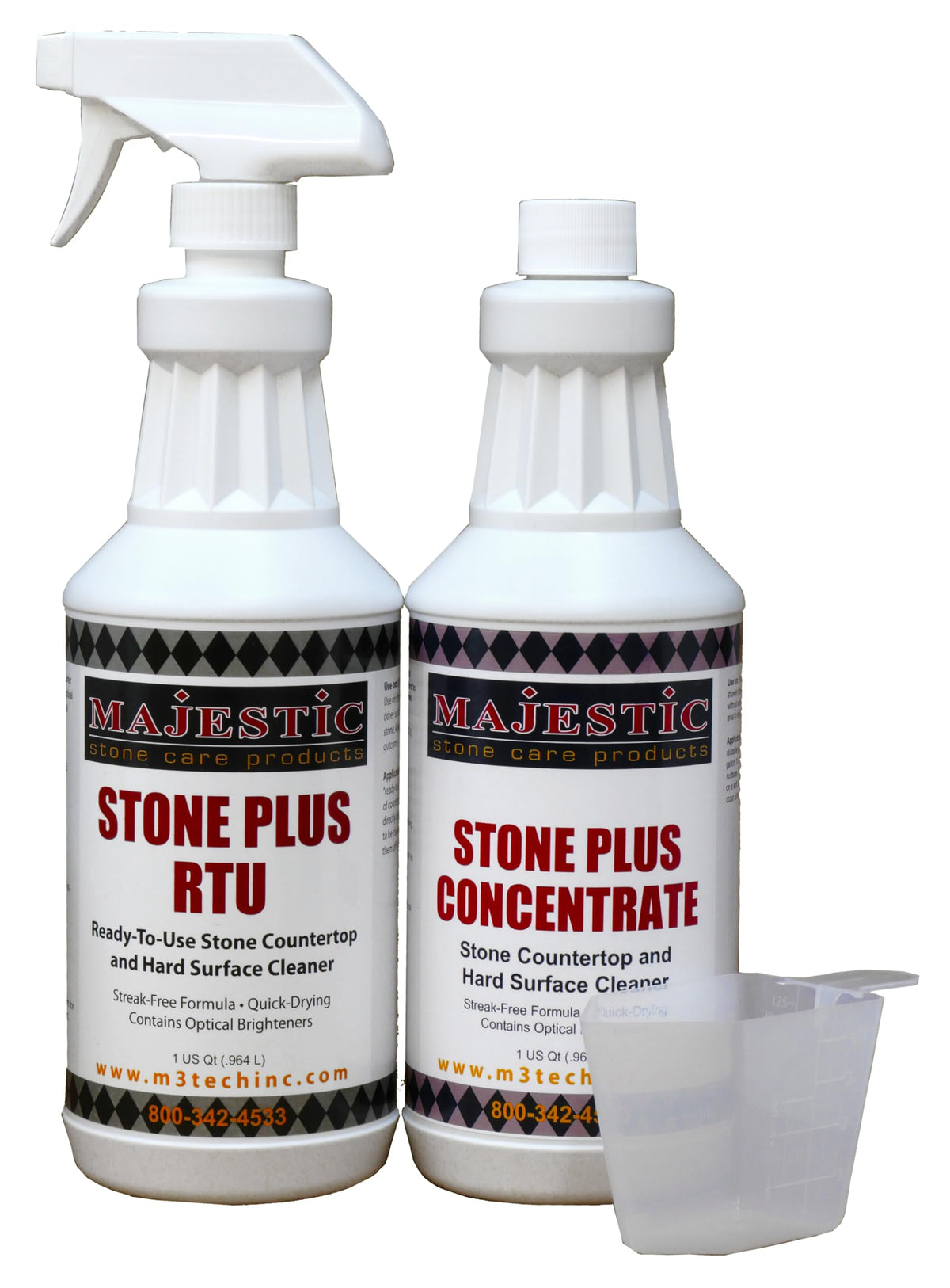 Majestic Stone Plus Value Kit : Marble, Granite, Natural Stone Cleaner