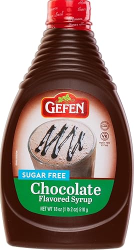 Gefen Sugar Free Syrup, Chocolate, 18 Ounce
