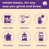 Coffee Bean Direct Organic Fair Trade Guatemalan, Whole Bean Coffee, Arabica Coffee, Light Roast, 5 Pound Bag (Pack of 1)