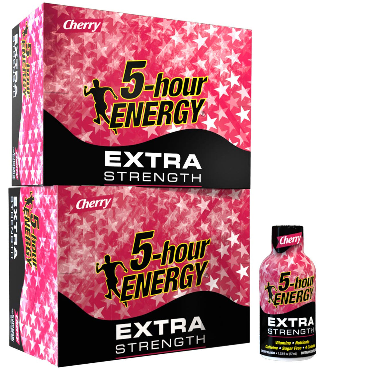 5-hour ENERGY Shot, Extra Strength Cherry, 1.93 Ounce, 24 Count