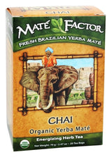The Mate Factor Herb Tea, Energizing, Organic, Chai, 20 Bag (Pack of 2)