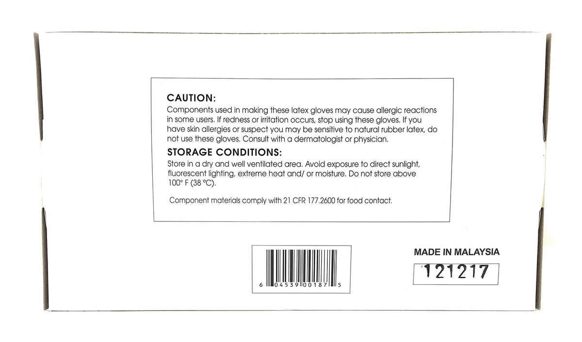 Emerald Digi-Gloves Latex Powder Free. Extra Large. Pack 100
