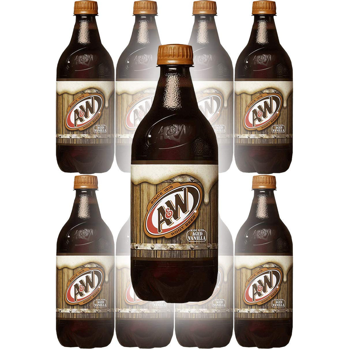 A&W Root Beer, 10 PACK(20 Fl Oz (Pack of 10))