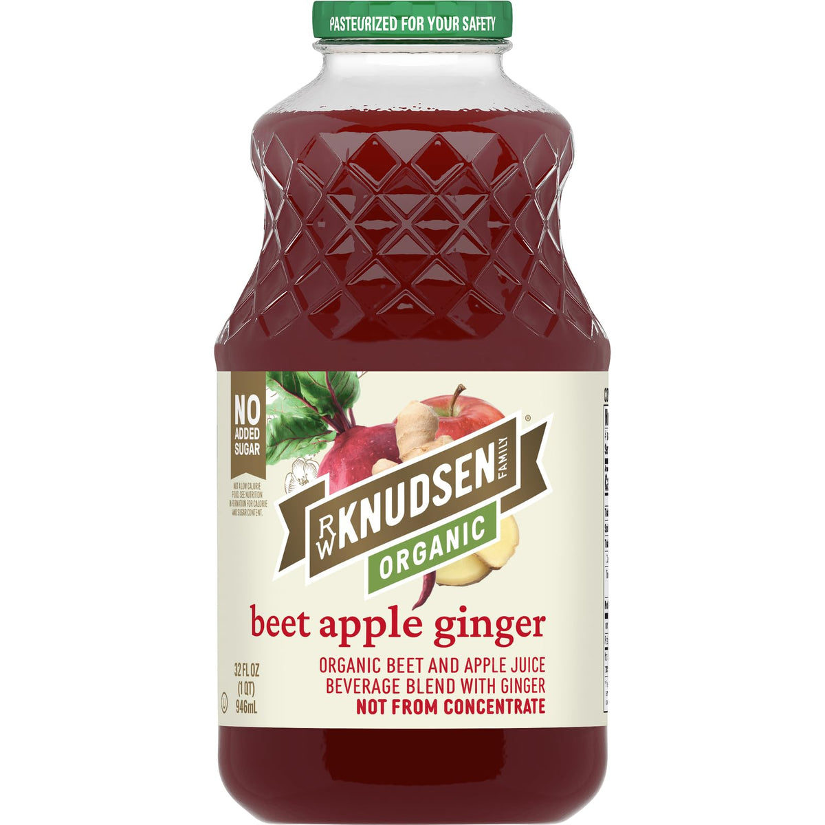 RW Knudsen Organic Beet Apple Ginger Juice Beverage, 32 FZ