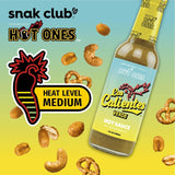 Snak Club x Hot Ones Snack Mix, Smoky Sweet, Spicy Snacks with Peanuts, Pretzels, Sesame Sticks, Toasted Corn, Cashews, Inspired by Hot Ones, Vegan