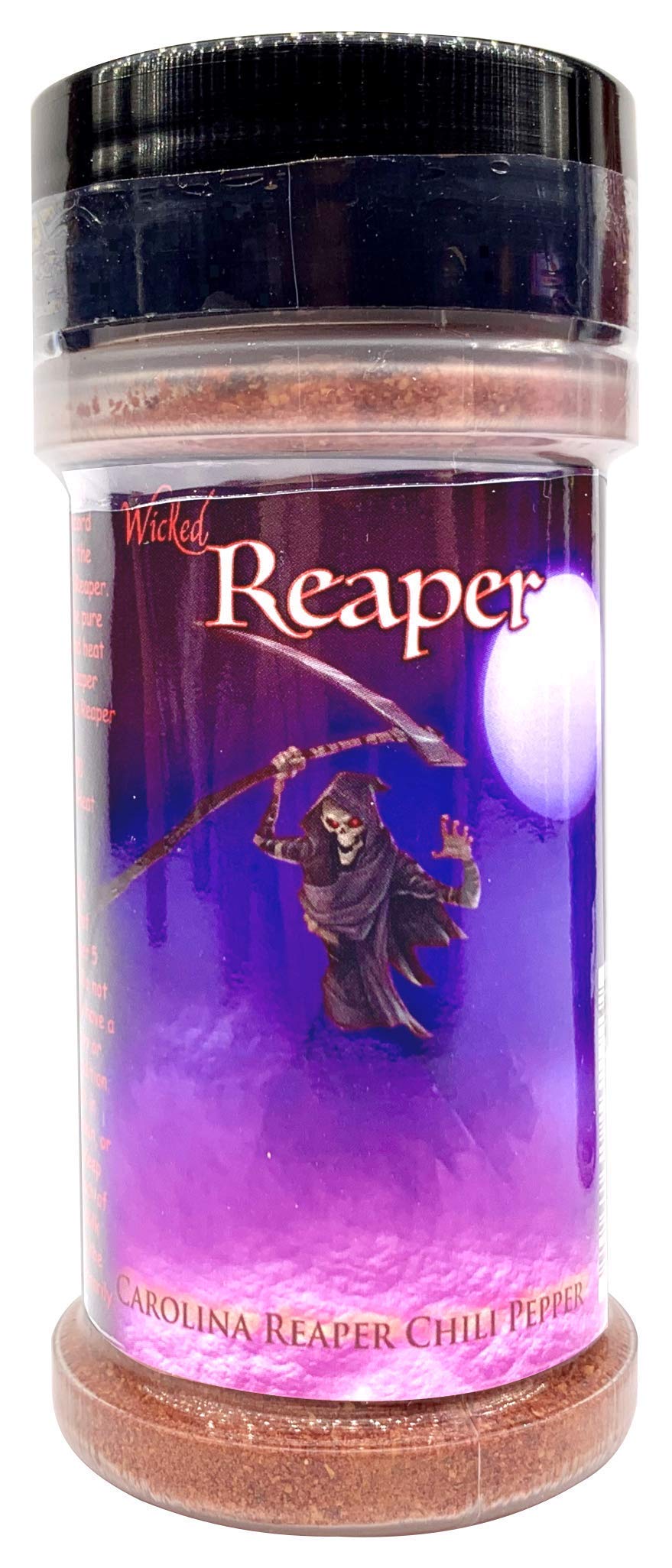 Wicked Reaper Carolina Reaper Chili Powder - 2 oz | Extreme Heat Dried Spice, 2.2 Million+ Scoville Heat Units | All-Natural Ghost Pepper Alternative