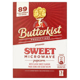 Butterkist Microwave Popcorn - Sweet (3 per pack - 270g) - Pack of 6