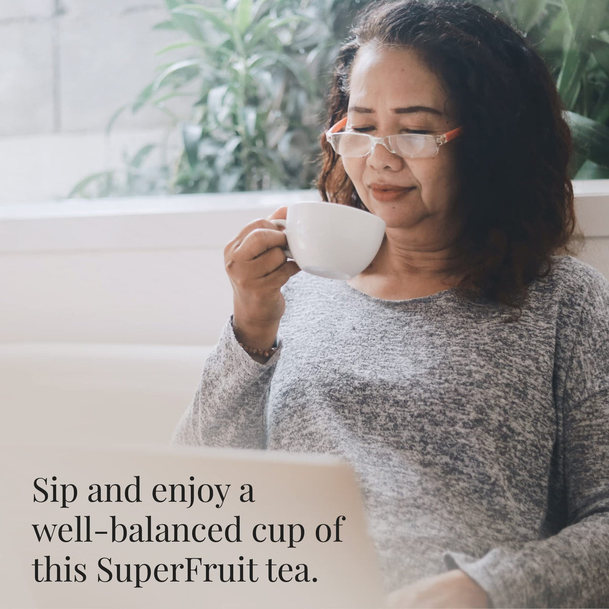 The Republic of Tea Blueberry Green Superfruit Tea, 50 Tea Bag Tin