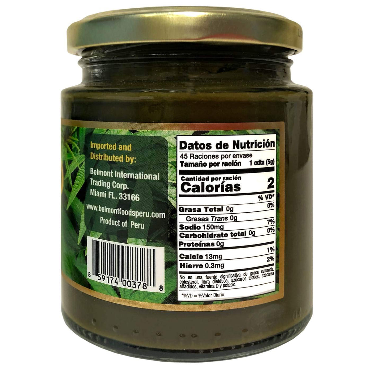 Belmont Huacatay Black Mint Paste (8 oz/227 g) 3 pack