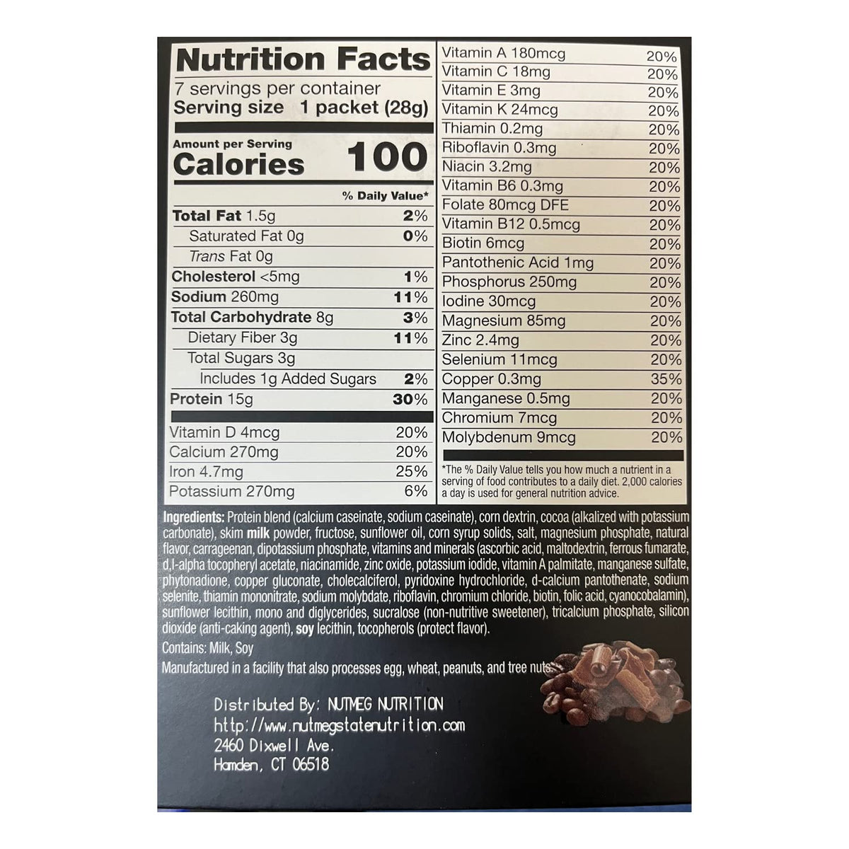 Proti Fit Mocha Pudding Shake IDEAL PROTEIN COMPATIBLE