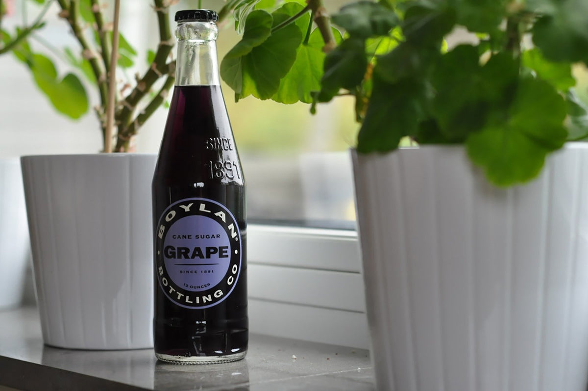 Boylan Grape Soda, 12 fl oz, 24 Count