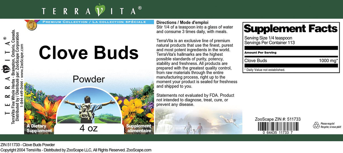 Clove Buds Powder (4 oz, ZIN: 511733) - 3 Pack