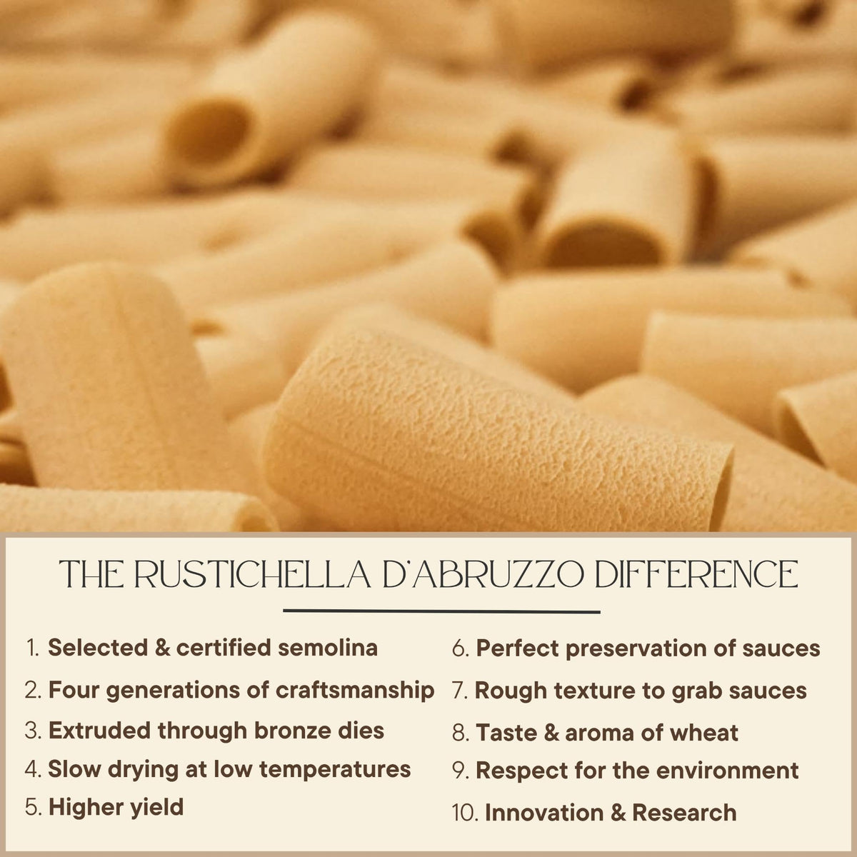 Rustichella D'Abruzzo, Spaghetti, 500g (Pack of 2)