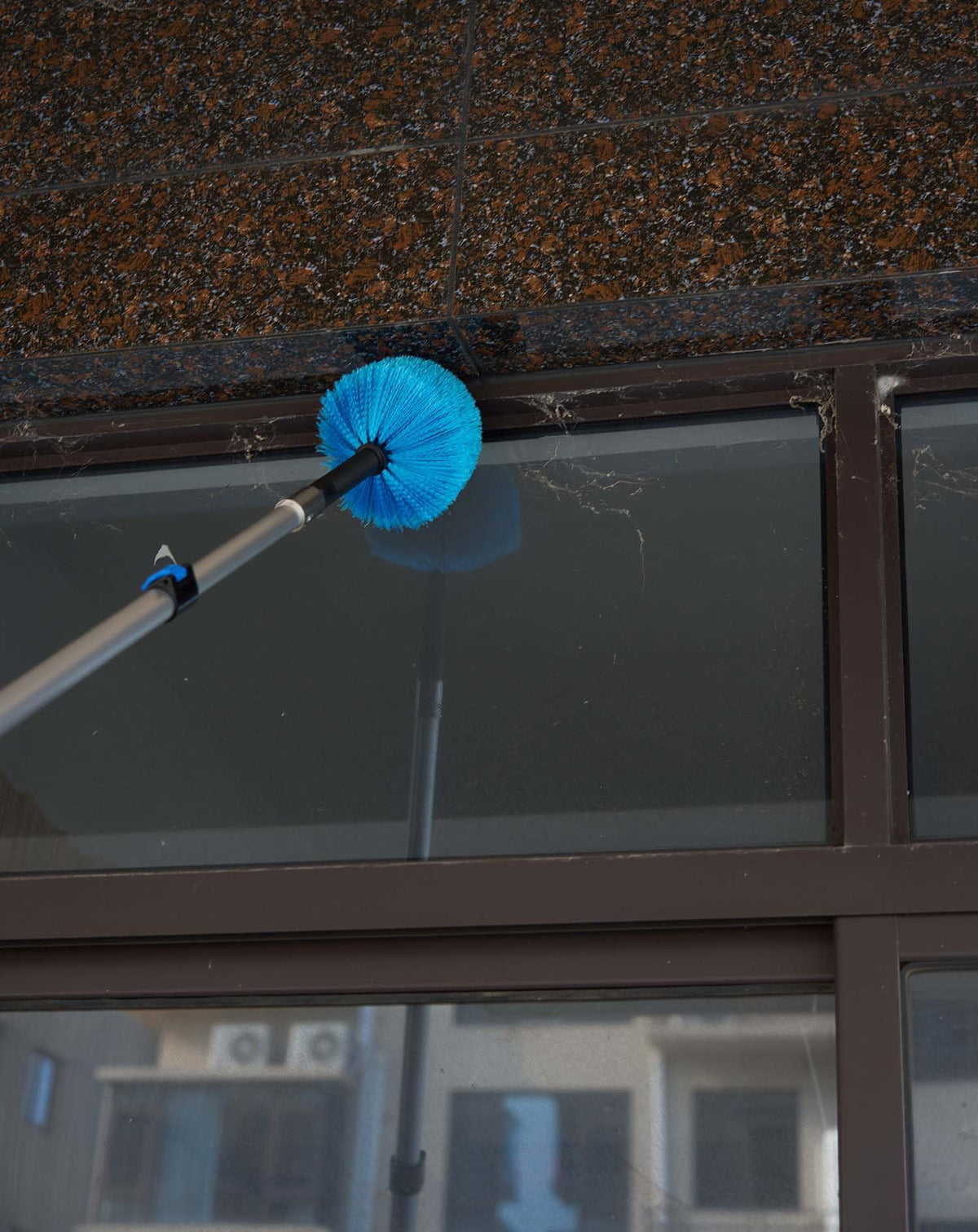 APMOLAR Screw on Cobweb Duster Brush Head (Pole Not Included)