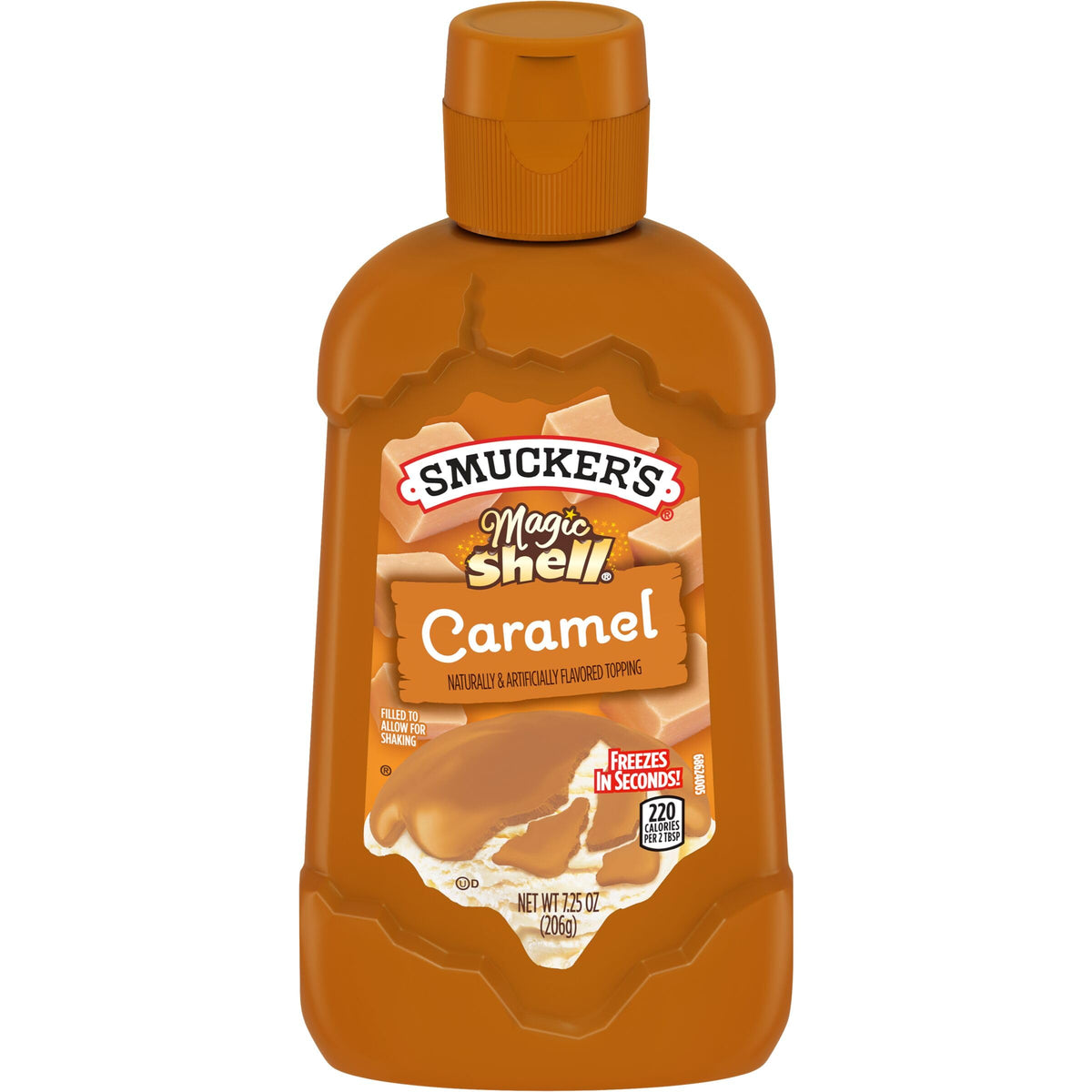 Smucker's Magic Shell Caramel Flavored Topping, 7.25 Ounces