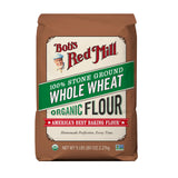 Bob's Red Mill Organic Whole Wheat Flour, 5lb (Pack of 1) - Non GMO, Whole Grain, Vegan, Kosher