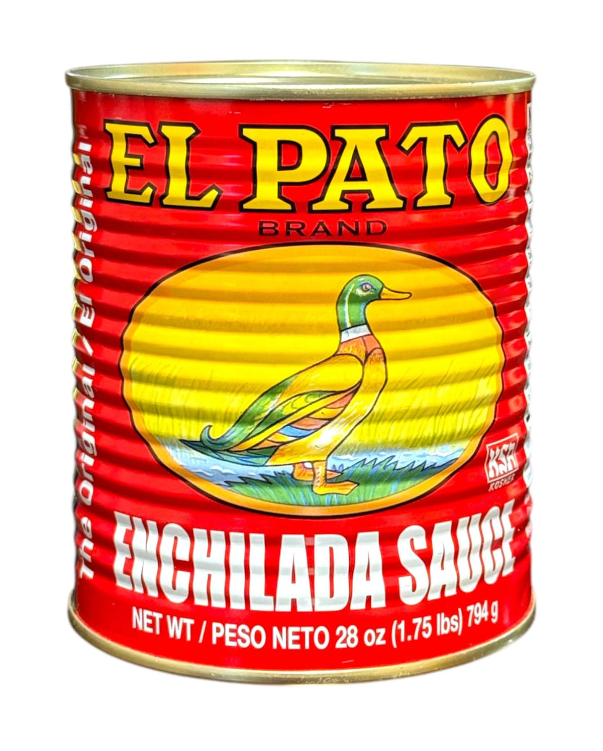 El Pato Red Enchilada Sauce, Salsa, 28 oz Can, Kosher, Authentic Mexican Flavor (1.75 lbs)