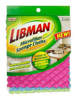 Libman 2103 Microfiber Sponge Cloth with Microfiber and Sponge Layers