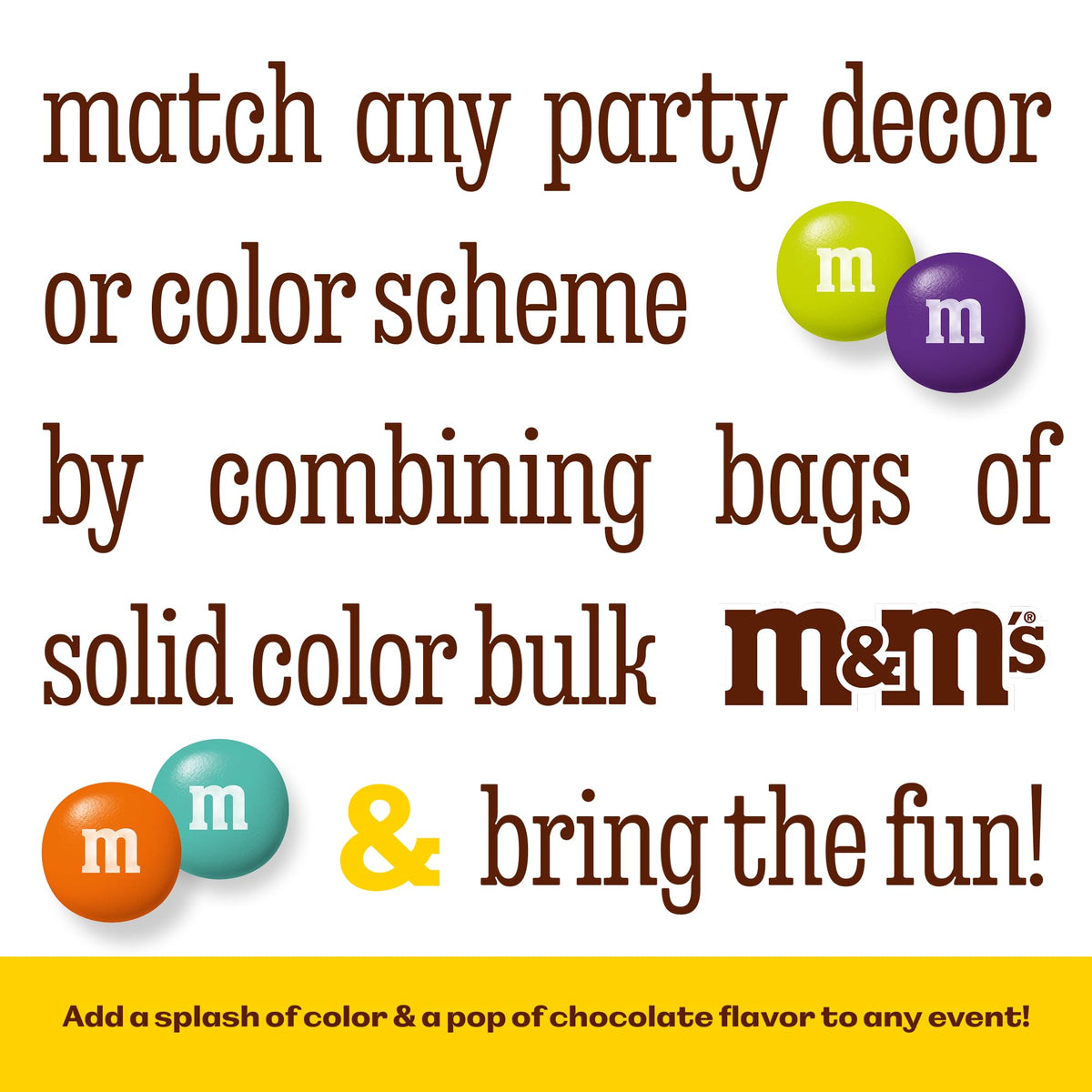M&M’S WORLD Silver Milk Chocolate Candy Bulk - 2lbs Resealable Pack for Party Favors, Candy Bars, Weddings, Graduations, Birthday Parties, Party