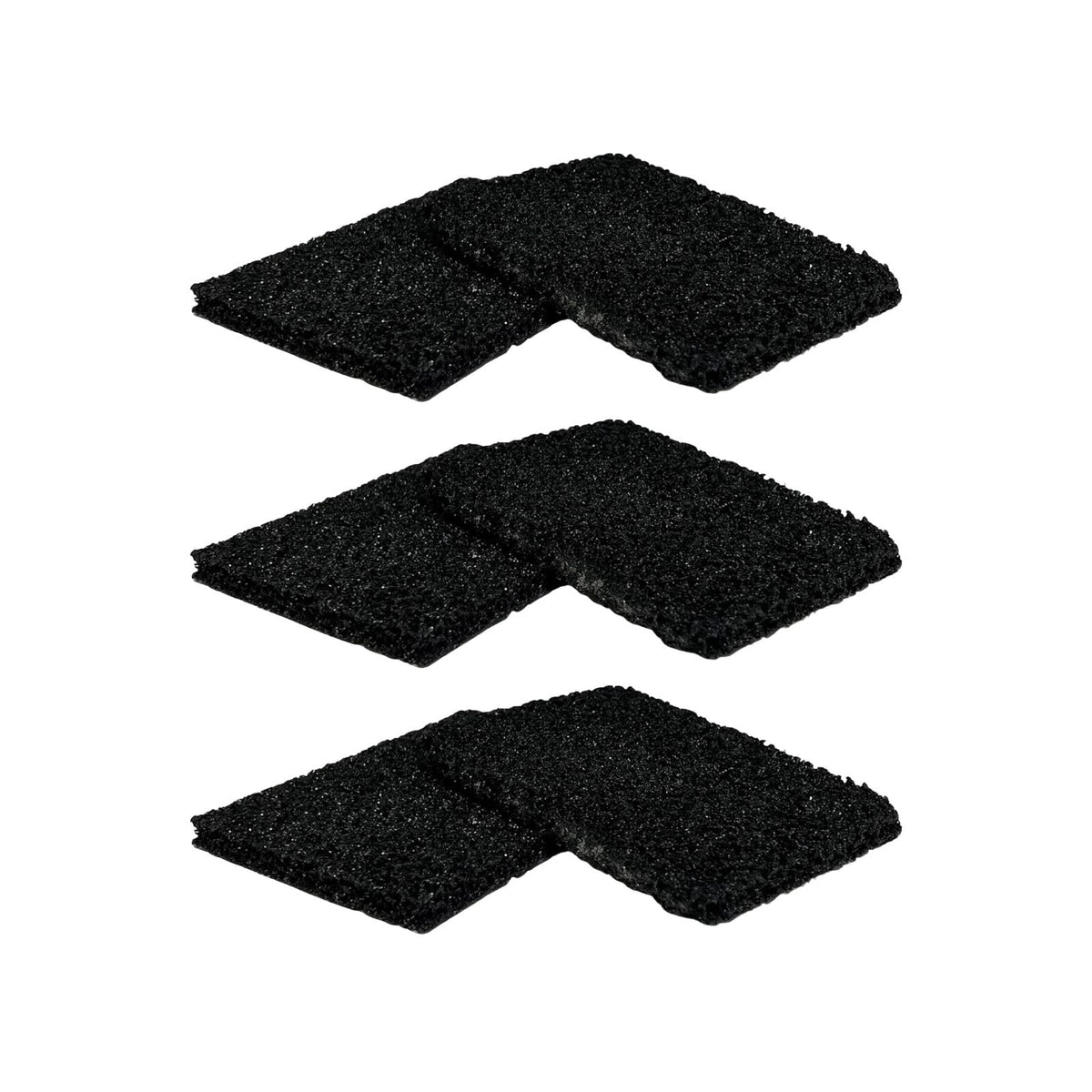 Nispira Activated Charcoal Odor Filter Refills Deodorizers Compatible with Simplehuman Filter Case Trash Cans, 6 Packs
