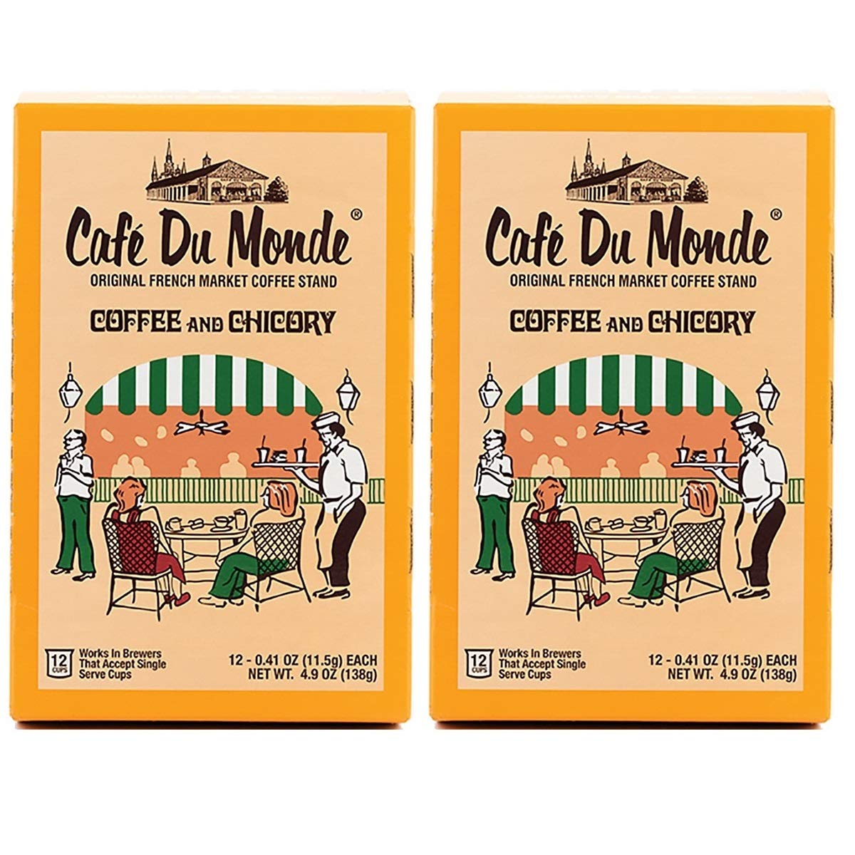 Cafe du Monde Coffee and Chicory 24 Single Serve Cups