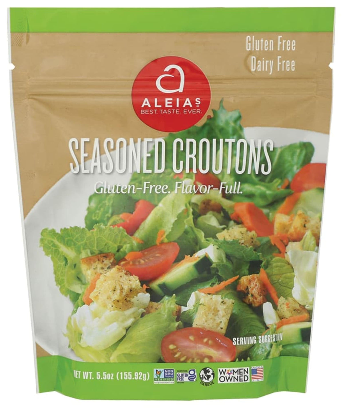 Aleia's Gluten Free Foods, Seasoned Croutons, 5.5 Ounce