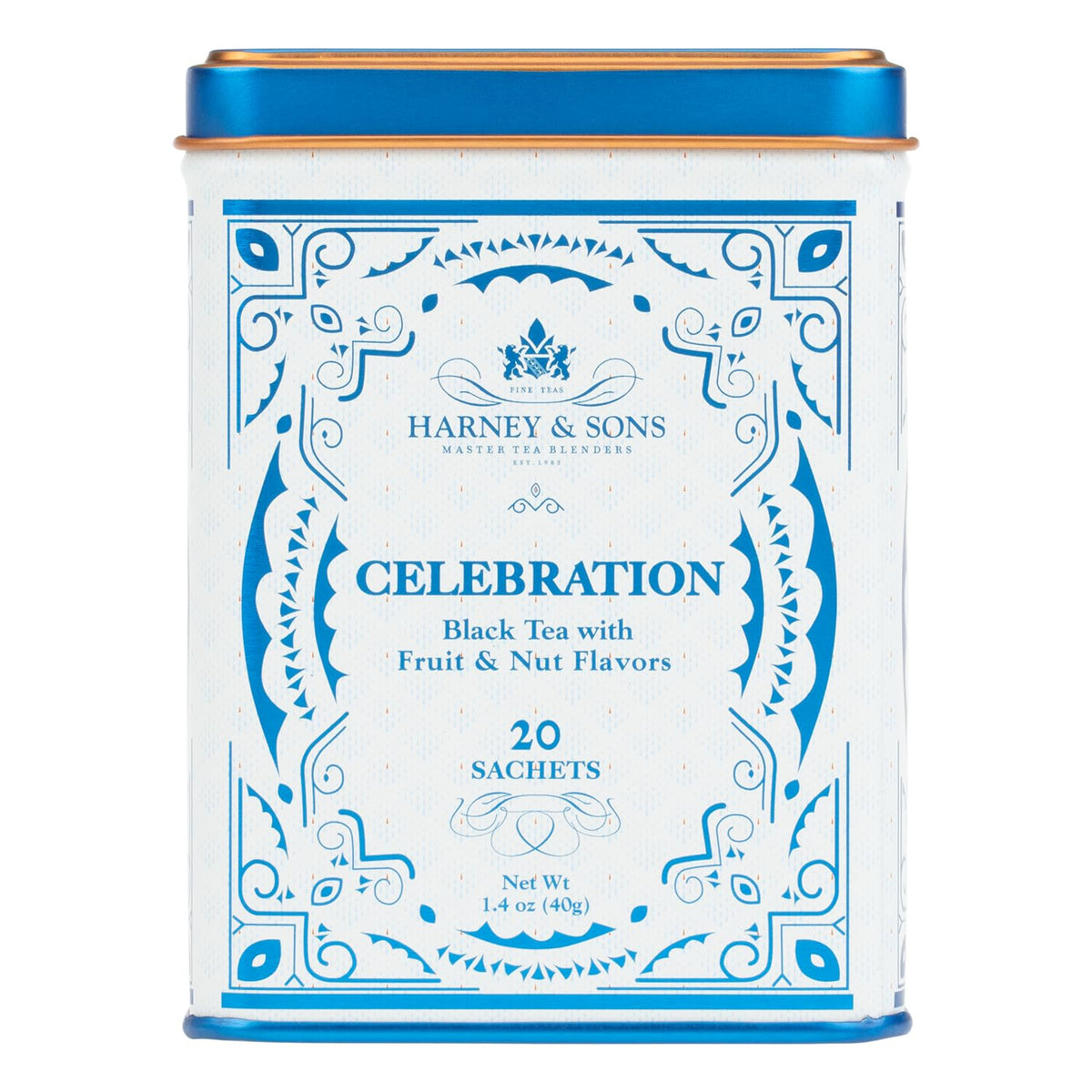 Harney & Sons CELEBRATION Tea 20 ct Sachet TIn